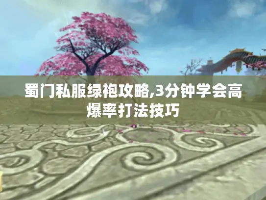 蜀门私服绿袍攻略,3分钟学会高爆率打法技巧