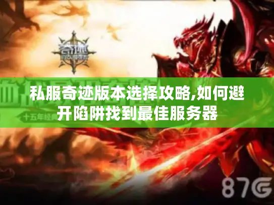 私服奇迹版本选择攻略,如何避开陷阱找到最佳服务器