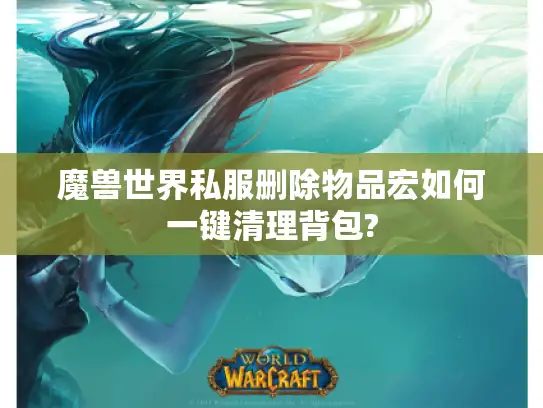 魔兽世界私服删除物品宏如何一键清理背包? 魔兽世界私服删除物品宏如何一键清理背包?