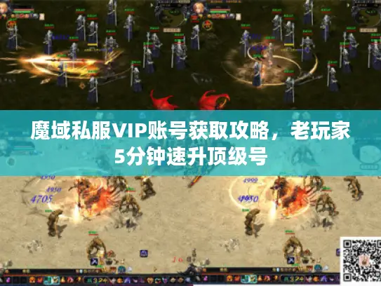 魔域私服VIP账号获取攻略，老玩家5分钟速升顶级号