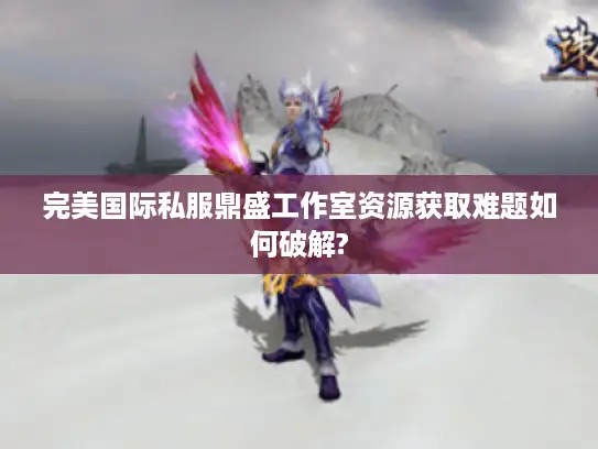 完美国际私服鼎盛工作室资源获取难题如何破解?