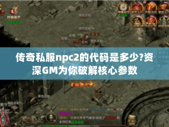 传奇私服npc2的代码是多少?资深GM为你破解核心参数 传奇私服npc2的代码是多少?资深GM为你破解核心参数