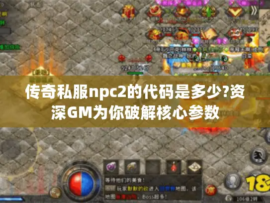 传奇私服npc2的代码是多少?资深GM为你破解核心参数 传奇私服npc2的代码是多少?资深GM为你破解核心参数
