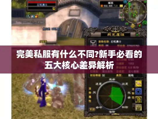 完美私服有什么不同?新手必看的五大核心差异解析