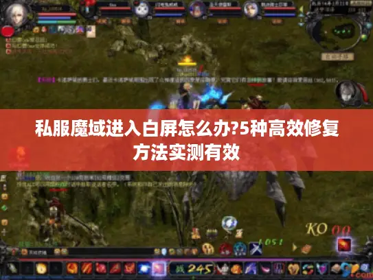 私服魔域进入白屏怎么办?5种高效修复方法实测有效