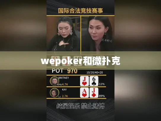 wepoker和微扑克 wepoker和微扑克