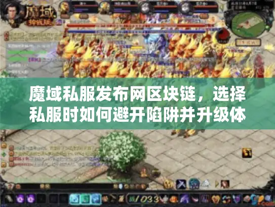 魔域私服发布网区块链，选择私服时如何避开陷阱并升级体验？