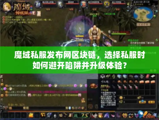 魔域私服发布网区块链，选择私服时如何避开陷阱并升级体验？