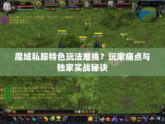魔域私服特色玩法难挑？玩家痛点与独家实战秘诀