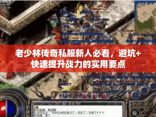 老少林传奇私服新人必看，避坑+快速提升战力的实用要点