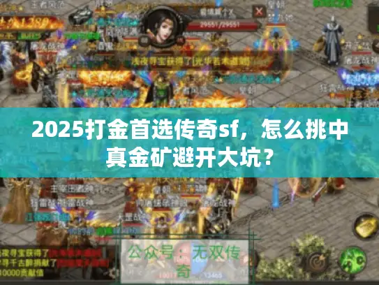 2025打金首选传奇sf，怎么挑中真金矿避开大坑？